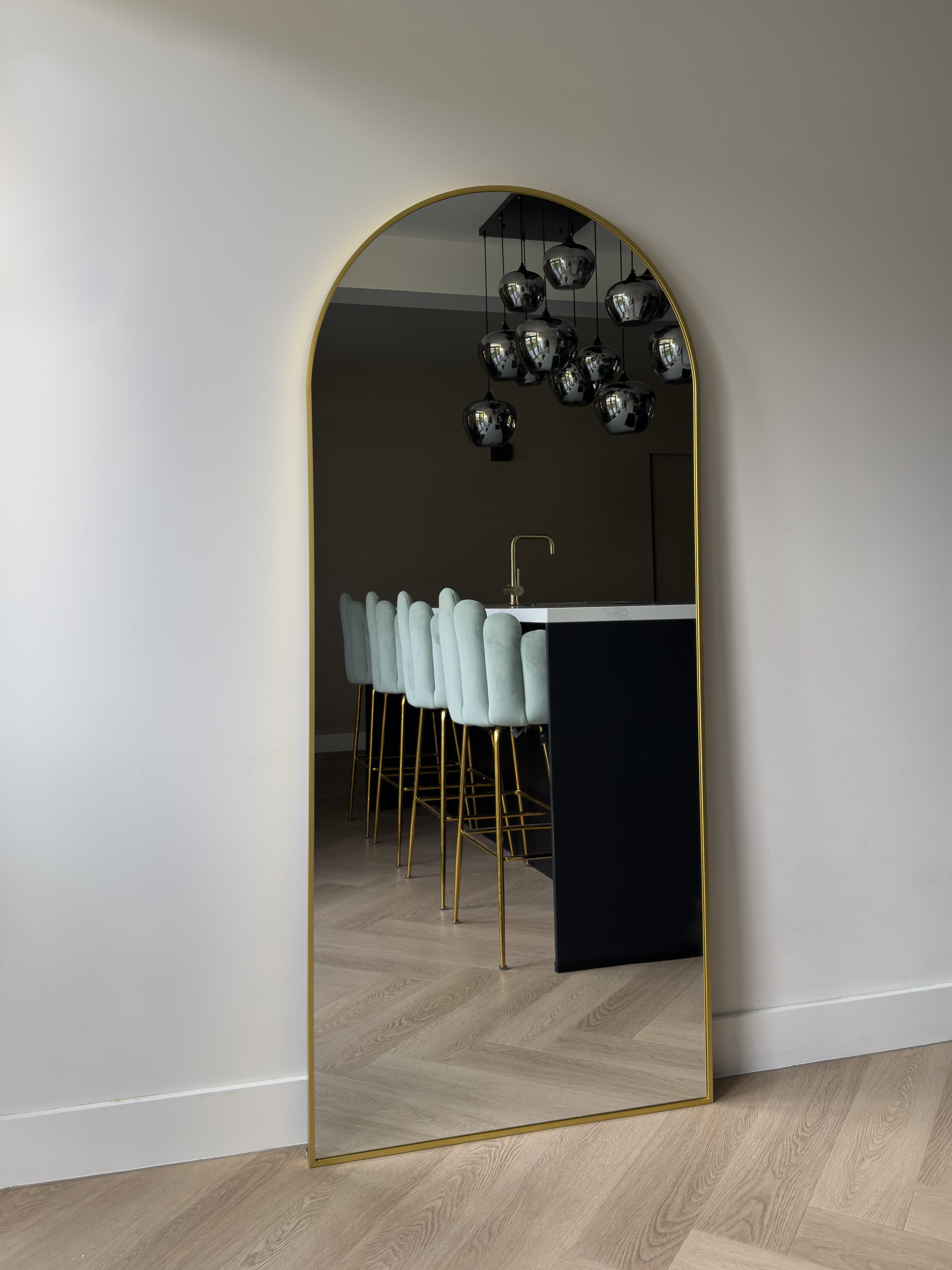 NJORD MIRROR | 180x80 | Goud