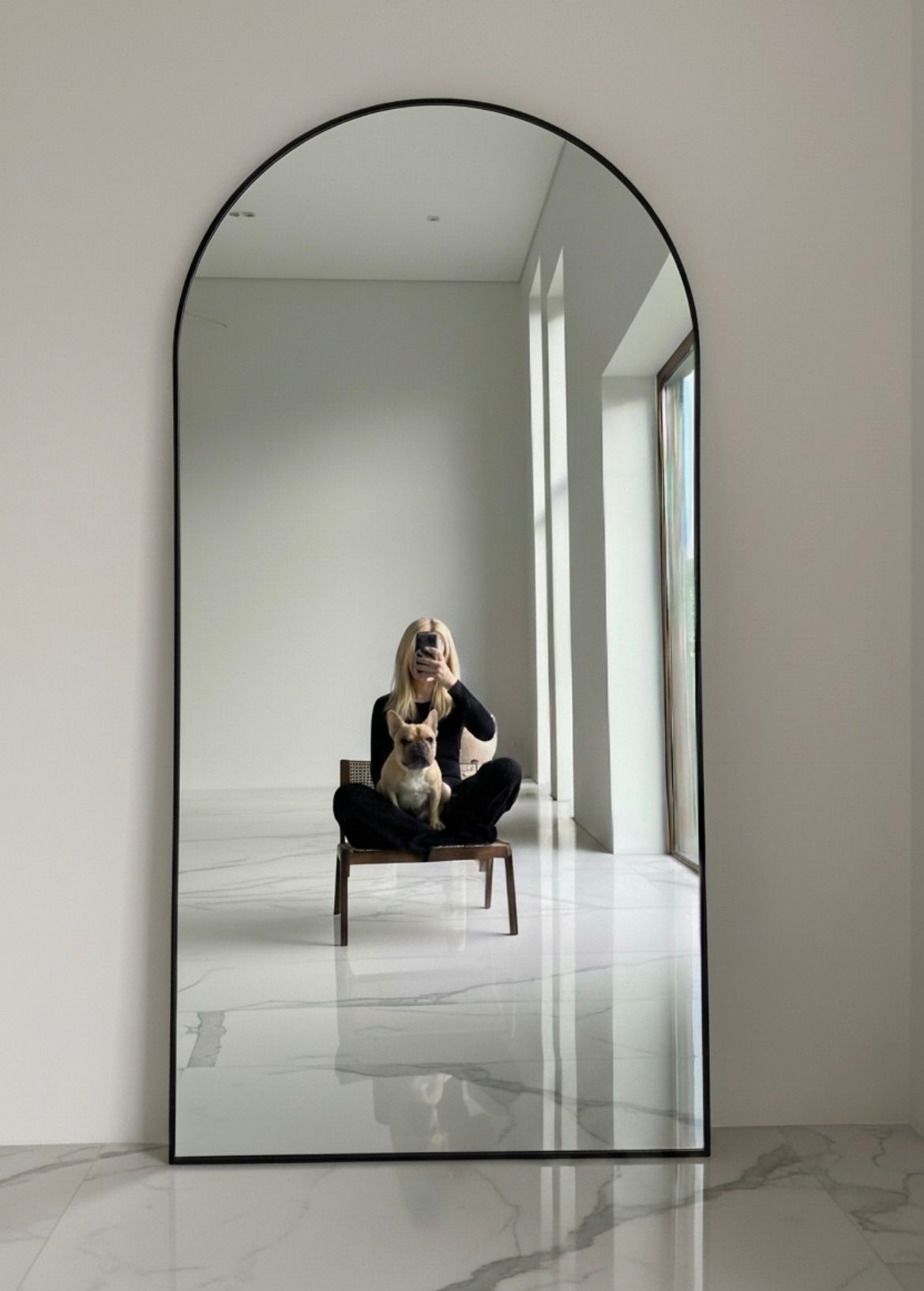 NJORD MIRROR | 180x80 | Zwart