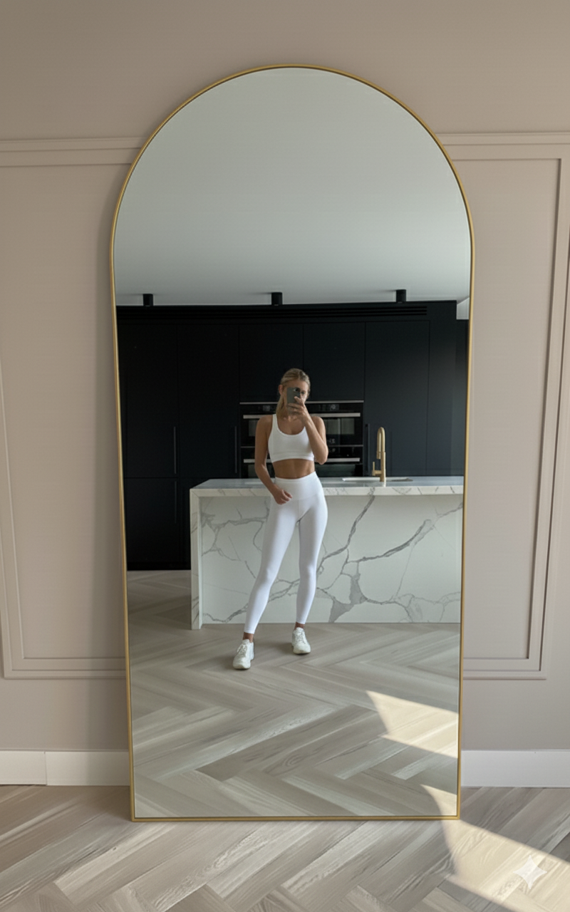 NJORD MIRROR | 180x80 | Goud